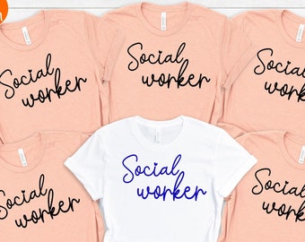 Social Worker Shirt, Social Worker Gift, LSW Gift, MSW Gift, LCSW Gift, Social Worker Heart Gift, Caring Social Worker, Matching Tshirt