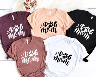 Dog Mom Women's Shirt , Gift for Her,Spring Sweatshirt, Mother’s Day, Dog Mama , Stay at Home Dog Mom, Adopted, Rescue,PR180