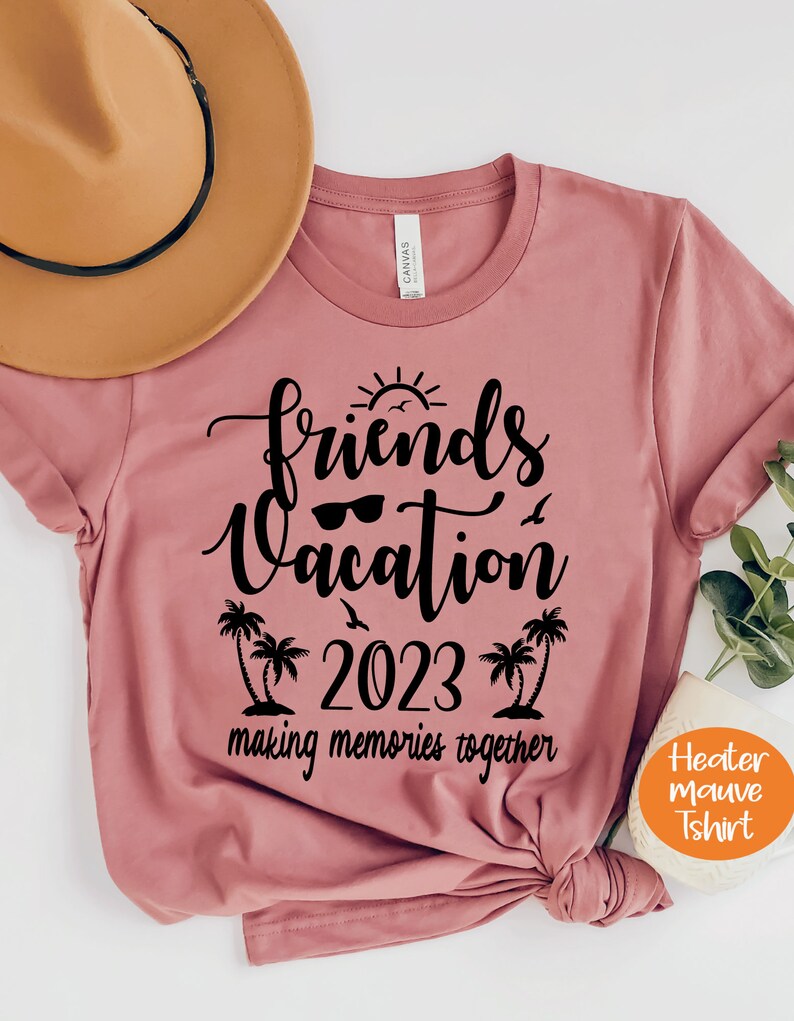 Friends Trip Shirt, Travel Lover Shirt, Girls Vacation Shirt,Friends Vacation 2023 Shirt,Travel Lover Shirt, Best Friends Gift T-Shirt,PR330 bild 8