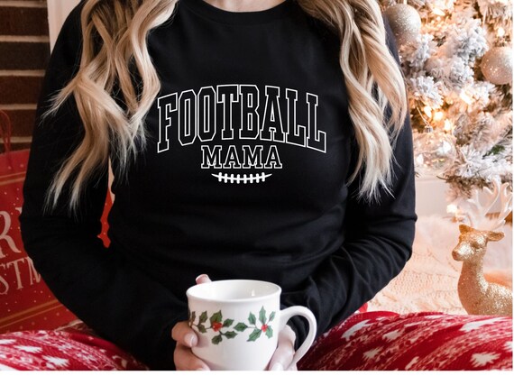 Football Mama Sweatshirt, Football Mom Sweater, Football Mama Shirt, Football Sweatshirt, Mama Sweatshirt, Mom Football Shirt,PR430
