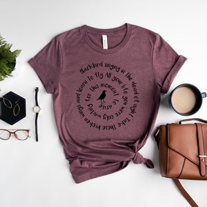 Blackbird Singing in the Dead of Night Shirt,blackbird Beatles Shirt ...