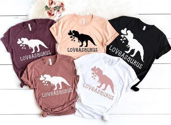 Lovesaurus Shirt, Cute Dinosaur Shirt, Dinosaur Love Tshirt, Dino Gifts, Cute Kids Shirt, Best Friend Love Gift, Dinosaur Gift Shirt