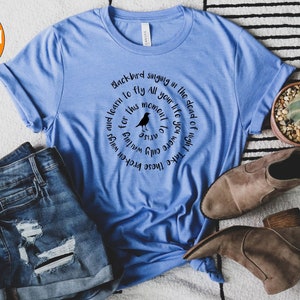 Blackbird Singing in the Dead of Night Shirt,blackbird Beatles Shirt ...