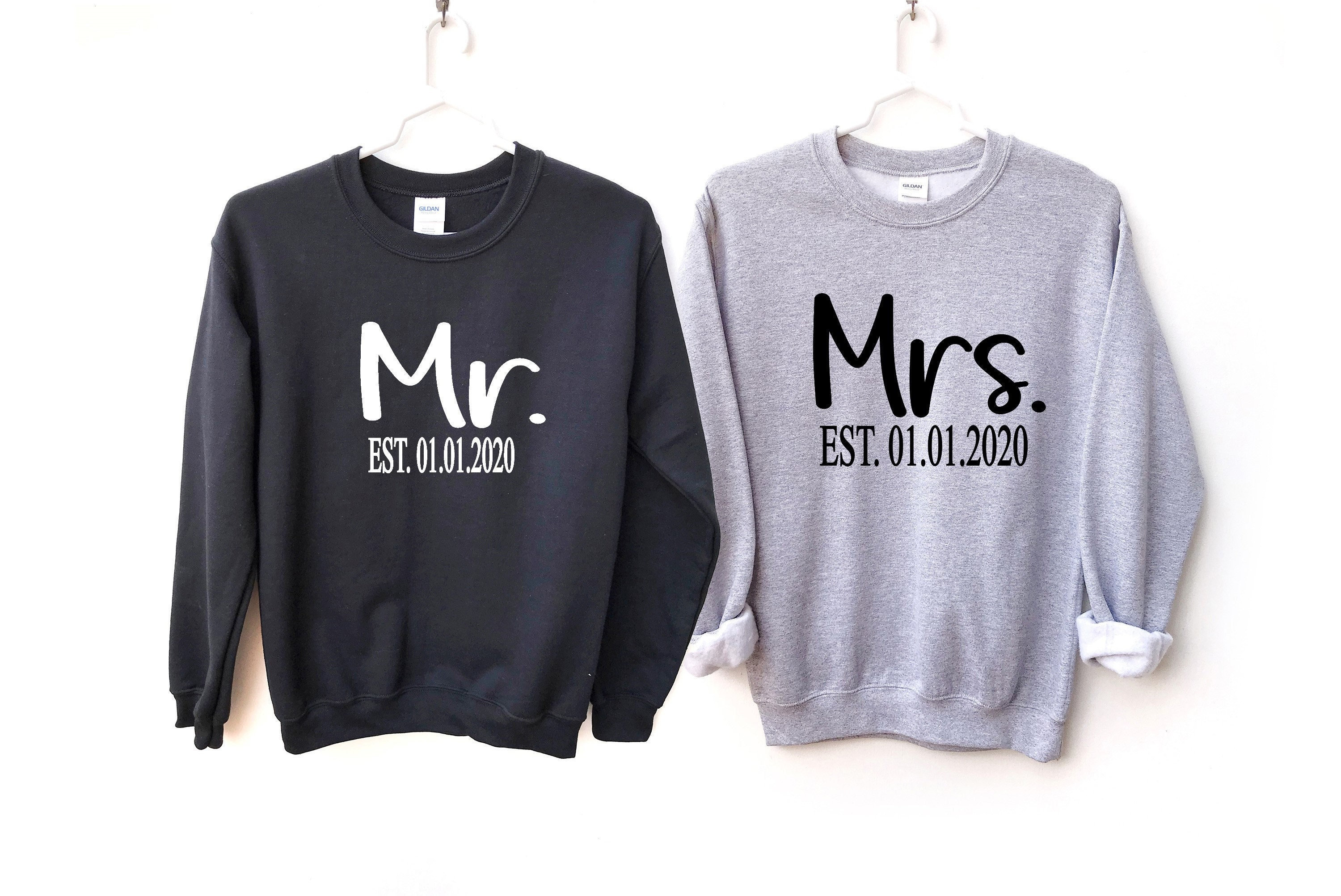 Mr & Mrs Holiday Pajamas, Couple Christmas Pajamas, Matching Family Pajamas, Pr141