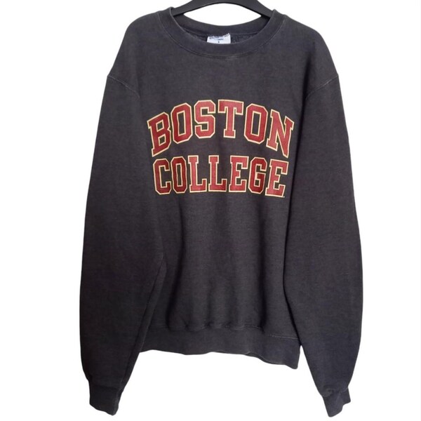 College character sweatshirt, men's size XL unclear white type Vintage Second Hand
