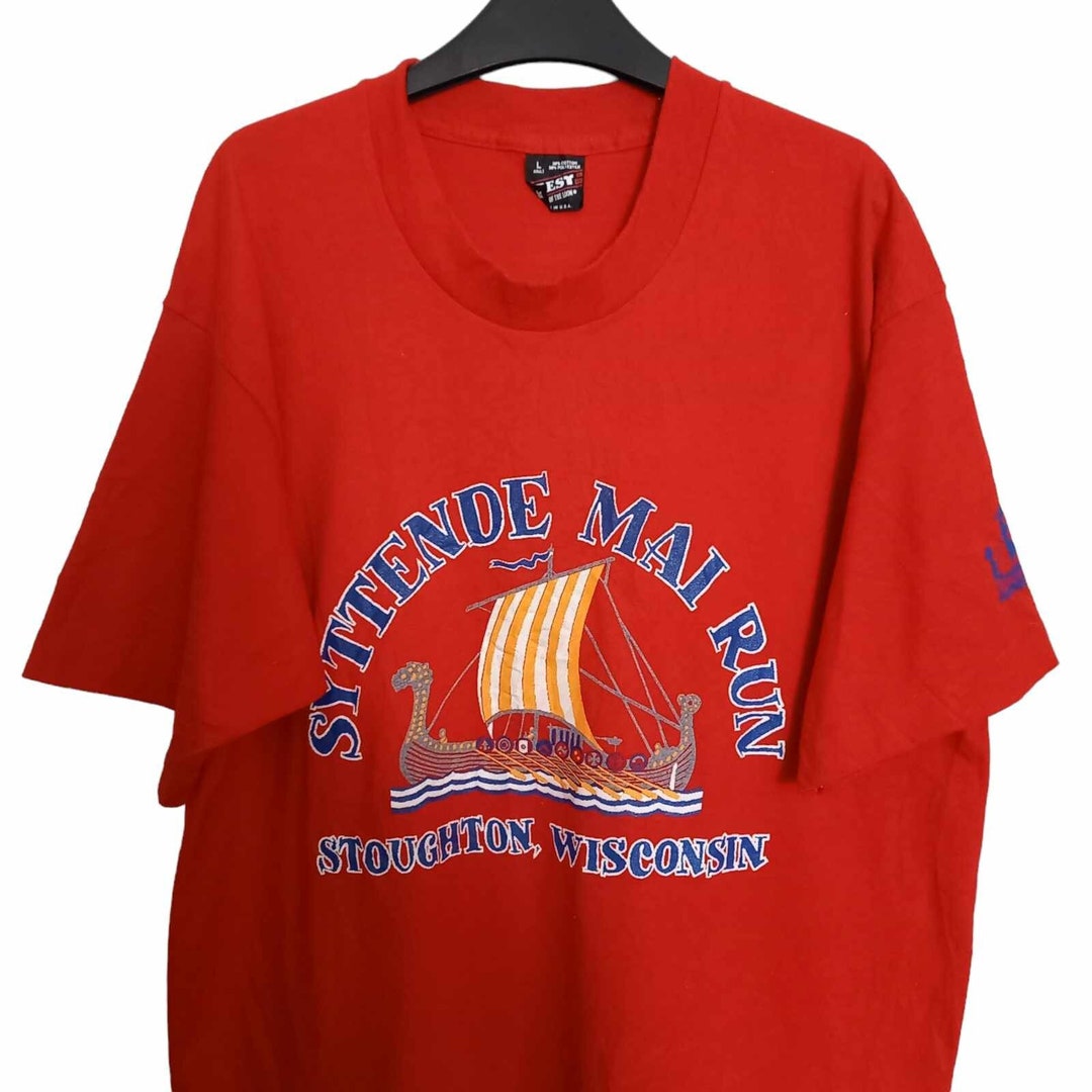 Syttende Mai Run Stoughton Wisconsin Tshirt Graphic Print Etsy