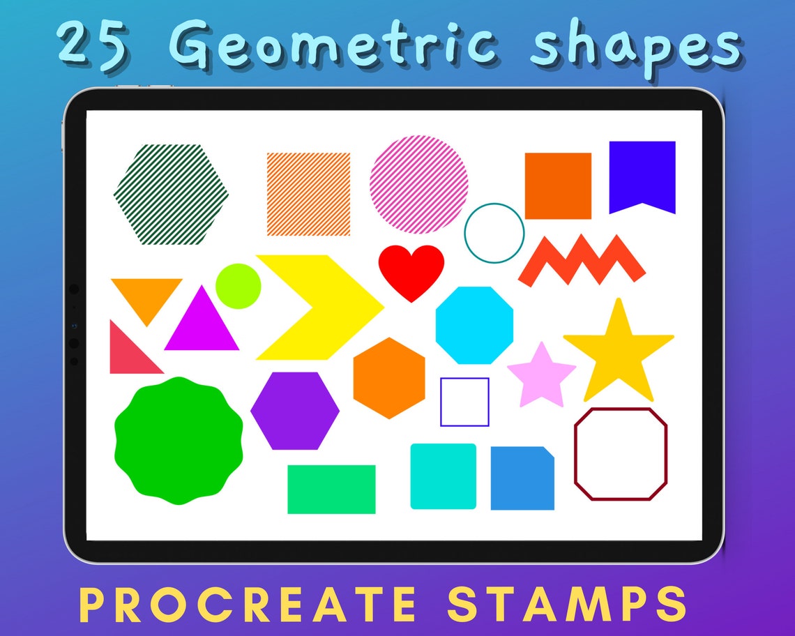 geometric shapes procreate