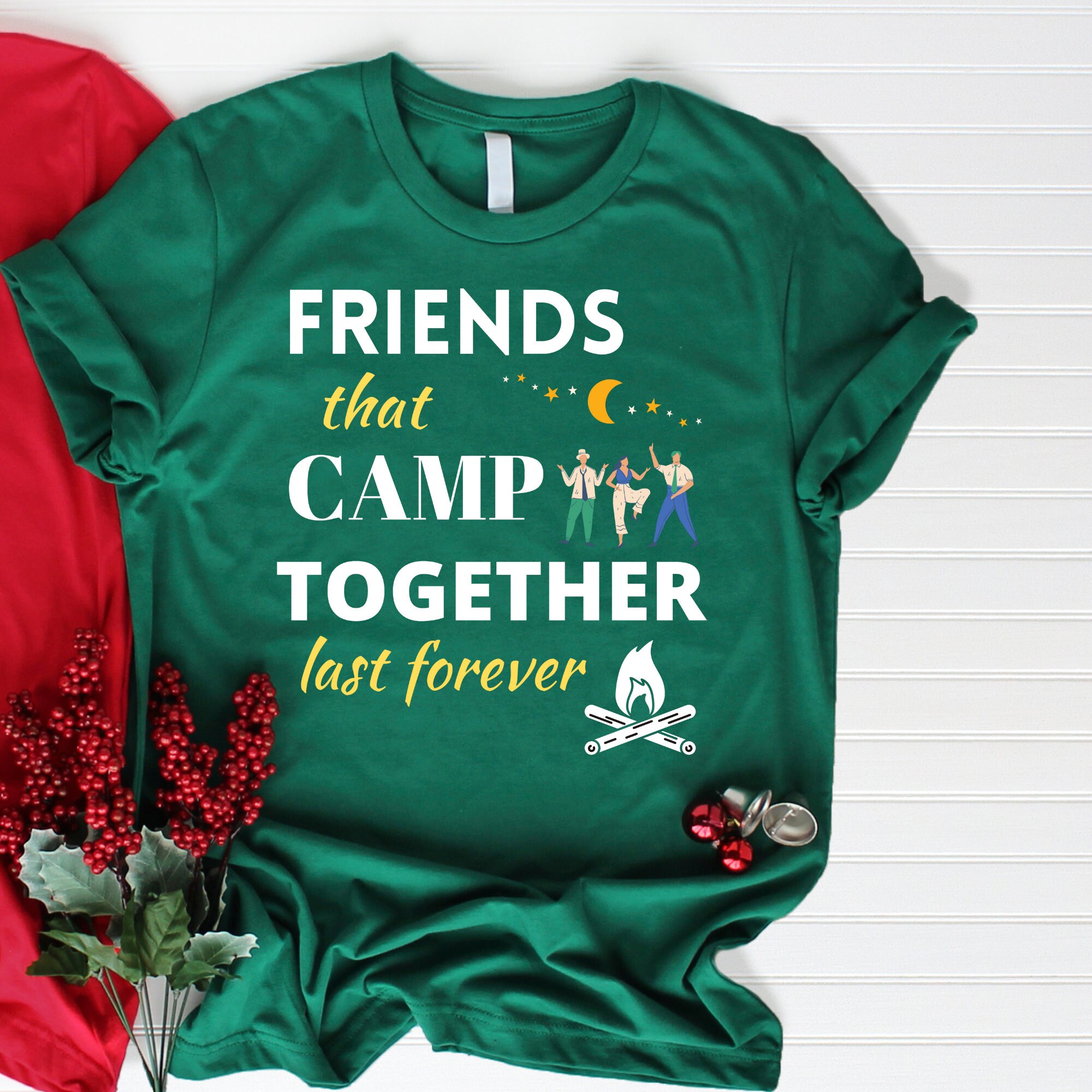 FRIENDS THAT CAMP Shirt Happy Camper Shirt Camping Shirt Etsy