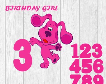 Download Blues Clues Birthday Svg Etsy