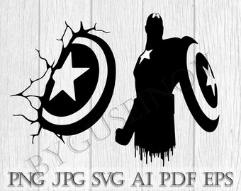 Download Captain America Svg Etsy