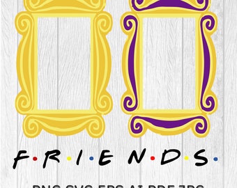 Friends Frame Svg Etsy