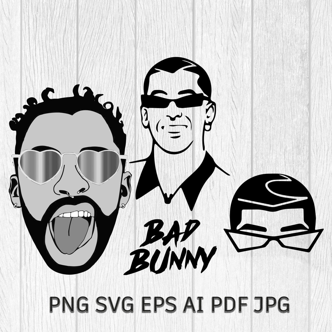 Bad Bunny SVG Bad Bunny logo SVG Bad Bunny bundle SVG New Etsy