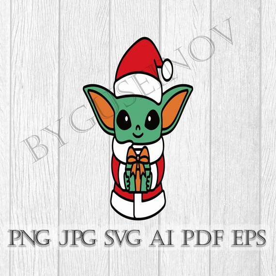 Download Baby Yoda Svg Baby Yoda Cristmas Svg Star Wars Print Svg Etsy