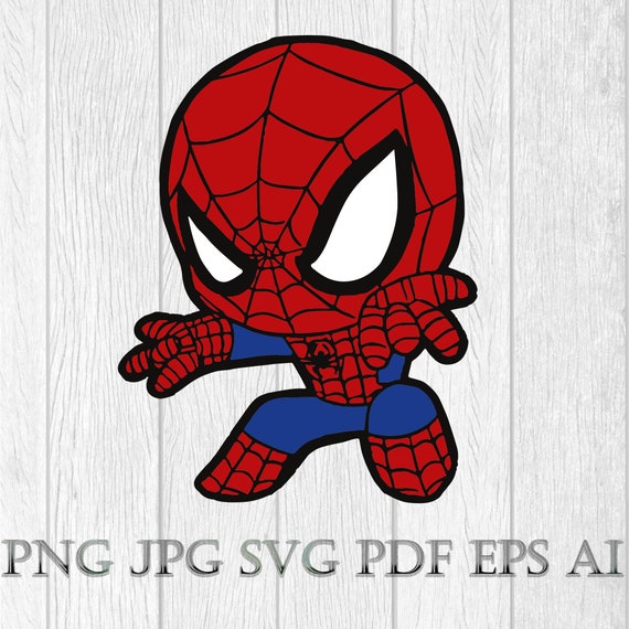 Spiderman Svg Little Spiderman Svg Superhero Svg png | Etsy