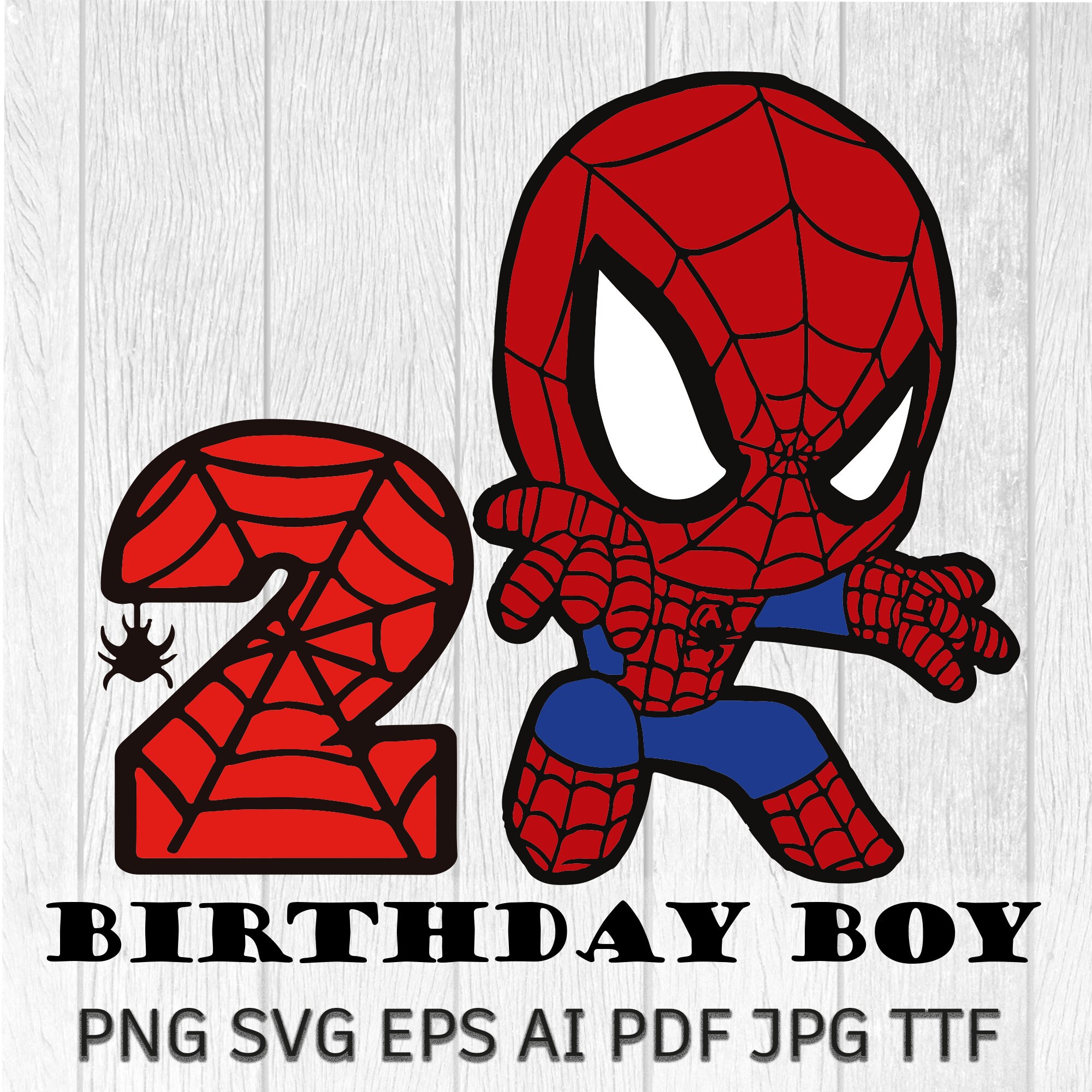 Download Spiderman Verjaardag SVG Baby Spiderman svg 4e Verjaardag svg | Etsy