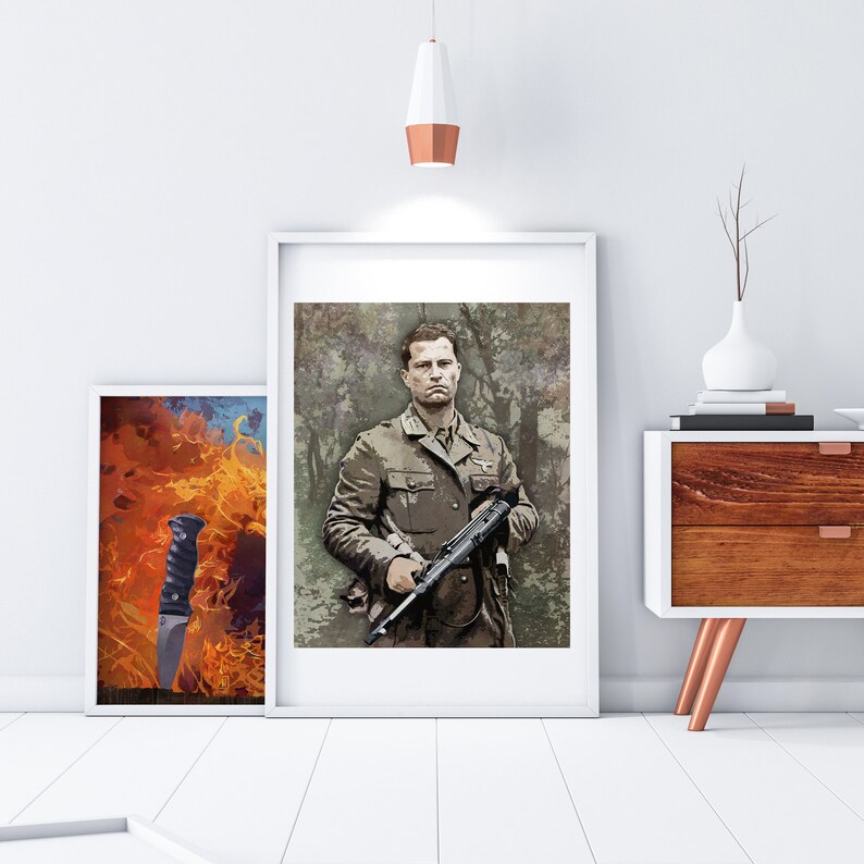 Sgt. Hugo Stiglitz Inglourious Basterds MP 40 WW2 Etsy