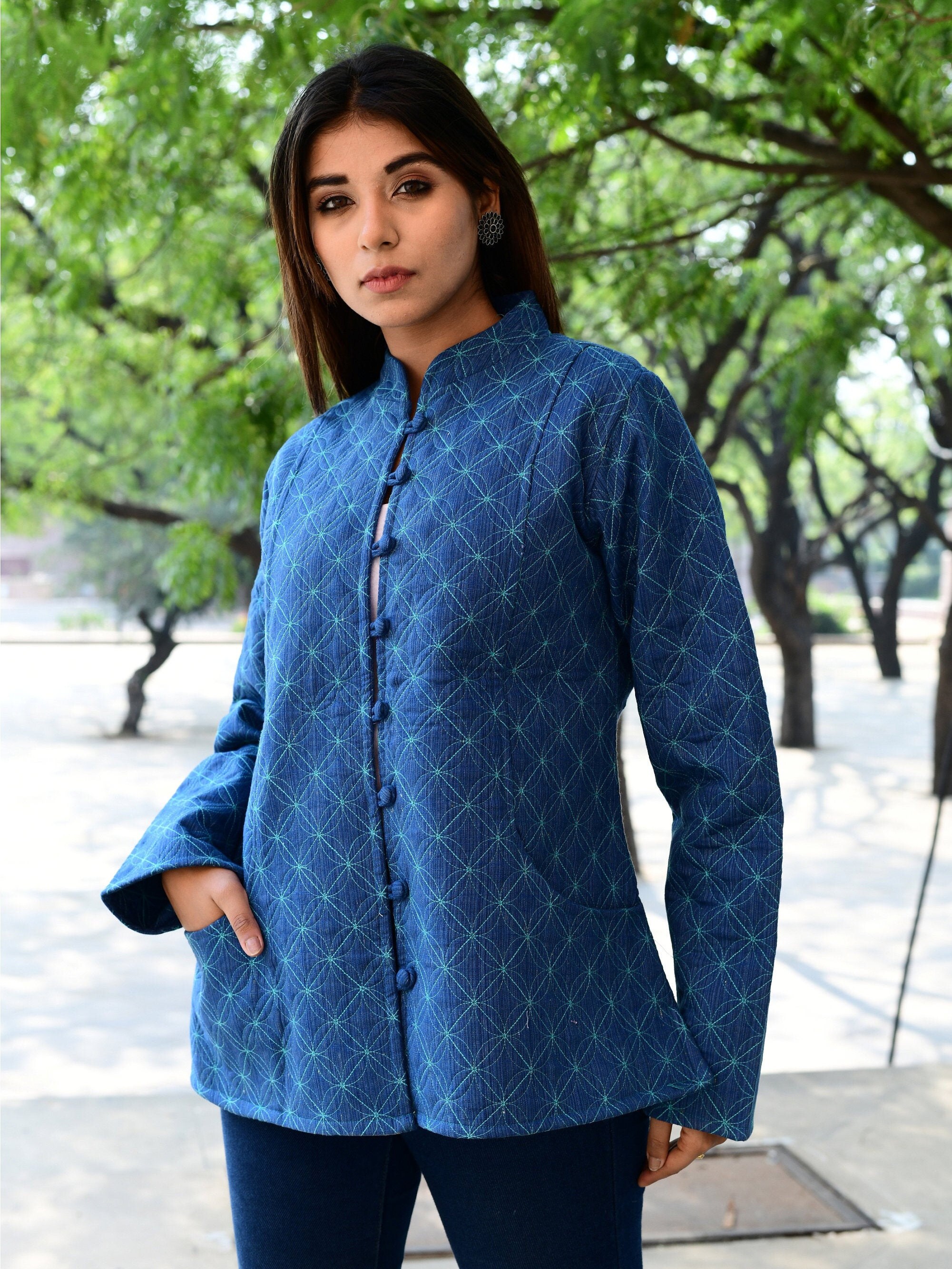 【DISCERNMENT】Shulate DIA Quilting Jacket DISCERNMENT (ディーサーメント) - シュレートダイヤ