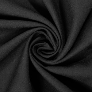 Black Rayon Challis Fabric 100% Rayon 44" breed Verkocht op maat gesneden Veel kleuren | Gratis DHL Express
