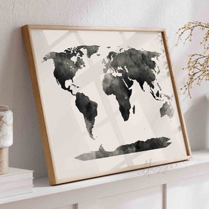 One Piece World Map on Handmade Scroll Grand Line Map Red 