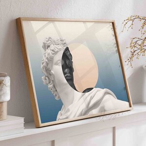 Renaissance Sculpture Print, Venus Poster, Greek Style, Pop Art, Printable Wall Art, Greek and Roman, Ancient Bust, Aphrodite Venus Portrait