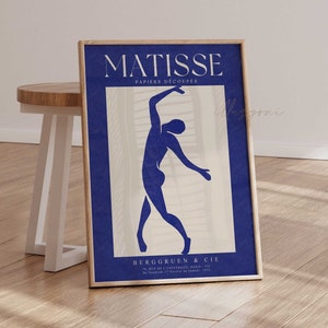 Henri Matisse Print, Printable Wall Art, Le Danse ,Exhibition Poster, Matisse The Dance Print, Modern Art, Matisse Wall Art, Abstract Print