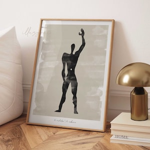 Le Corbusier Print, Vintage Print, Printable Wall Art, Exhibition Print, Le Modulor Architecture Print, Human Scale Print, Living Room Decor
