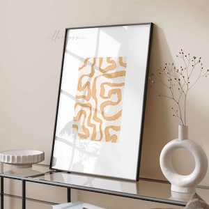 Boho Wall Art, Printable Wall Art, Abstract Print, Bohemian Print, Nursery Wall Decor, Terracotta Print, Abstract Wall Print, Boho Art Decor