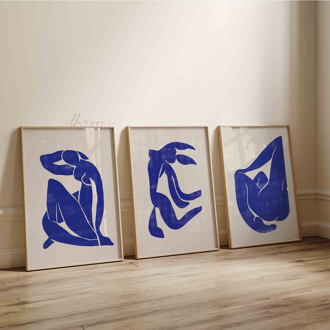 Henri Matisse Set of 3 Prints Printable Wall Art Boho Home - Etsy