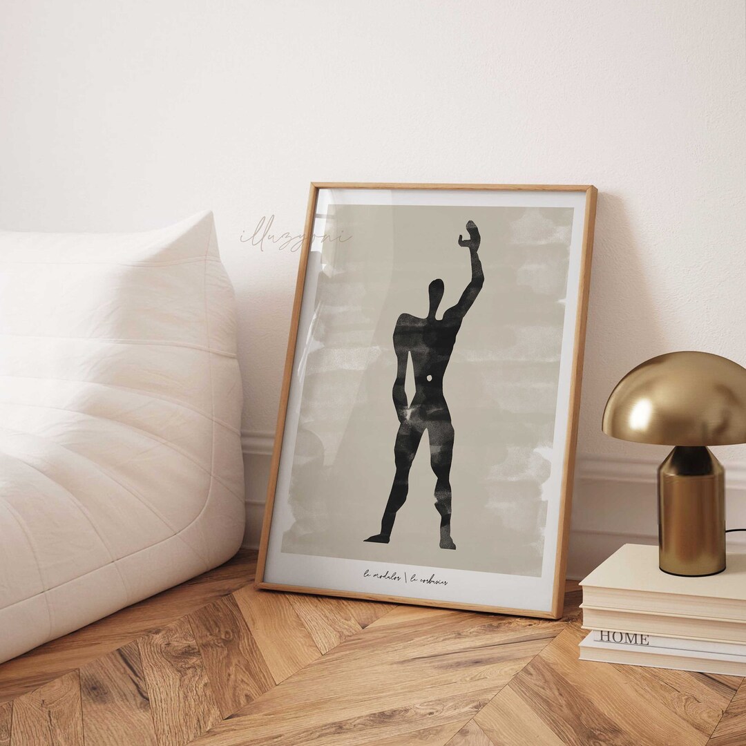 Le Corbusier Print, Vintage Print, Printable Wall Art, Exhibition