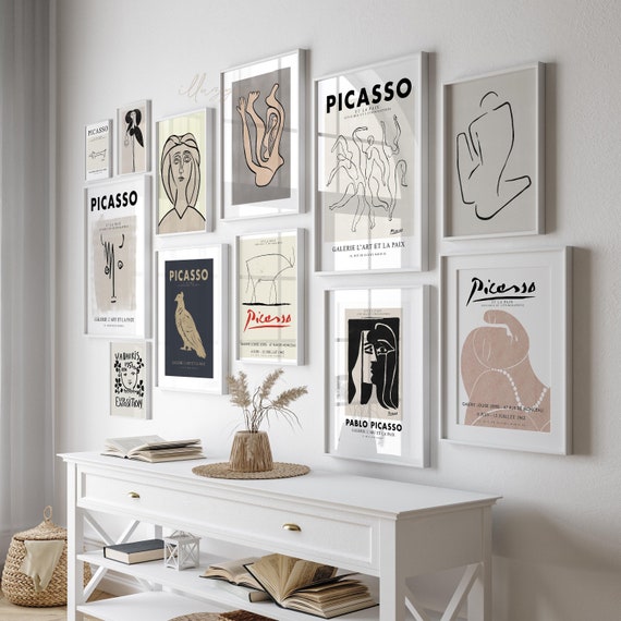 絵画ポスター　PICASSO ６枚セット 楽天市場】アートポスター ピカソの通販 絵画ポスター PICASSO 6枚セット