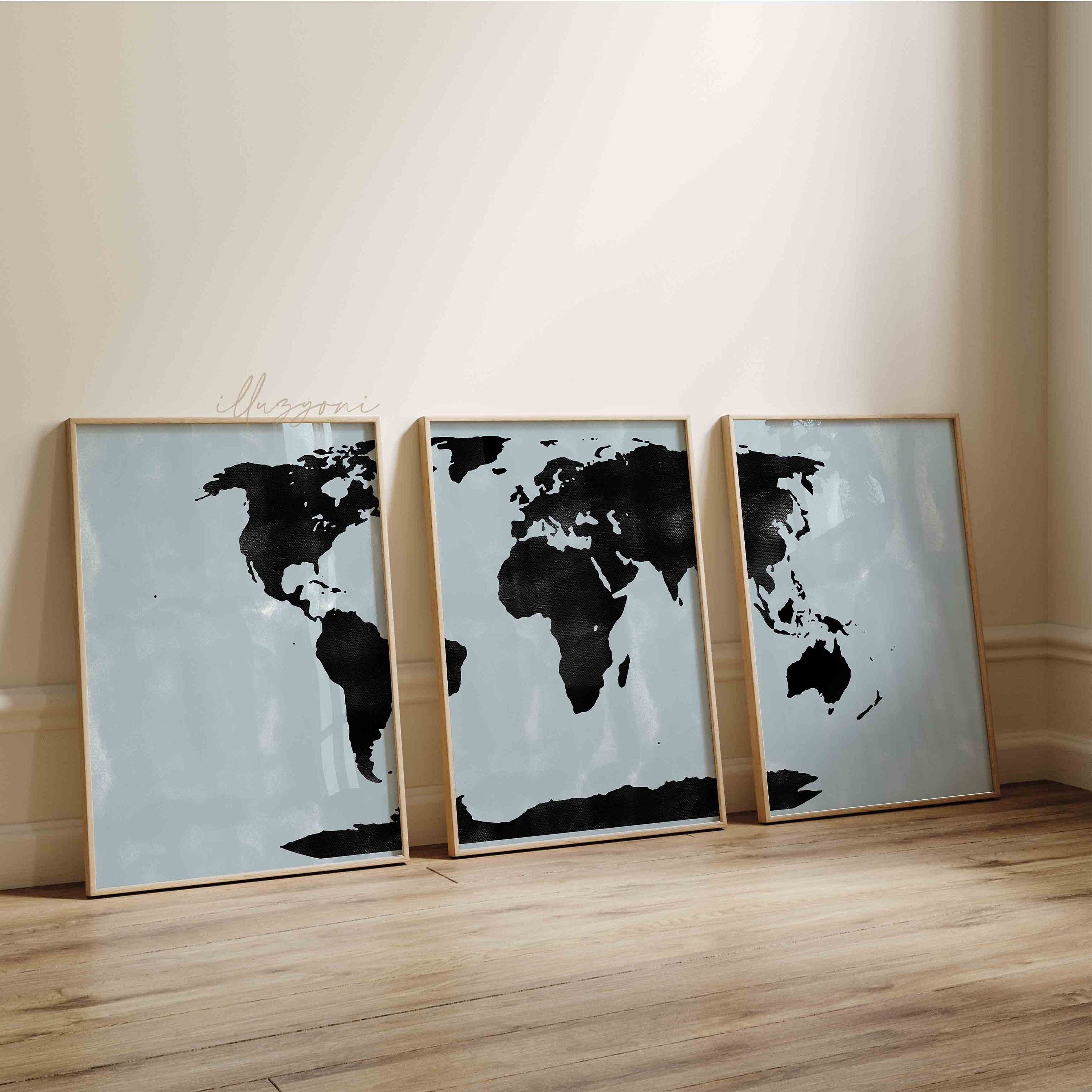 Anime One Piece World Map, Canvas Map, World Map, Canvas Scroll, Tabletop  Gift, Anime Gift, Wall Art, Canvas Gift, Anime Fans, Fanart 