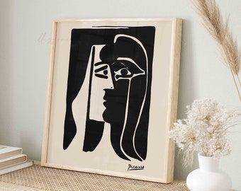 Picasso Kiss Print, Printable Wall Art, Modern Wall Gallery