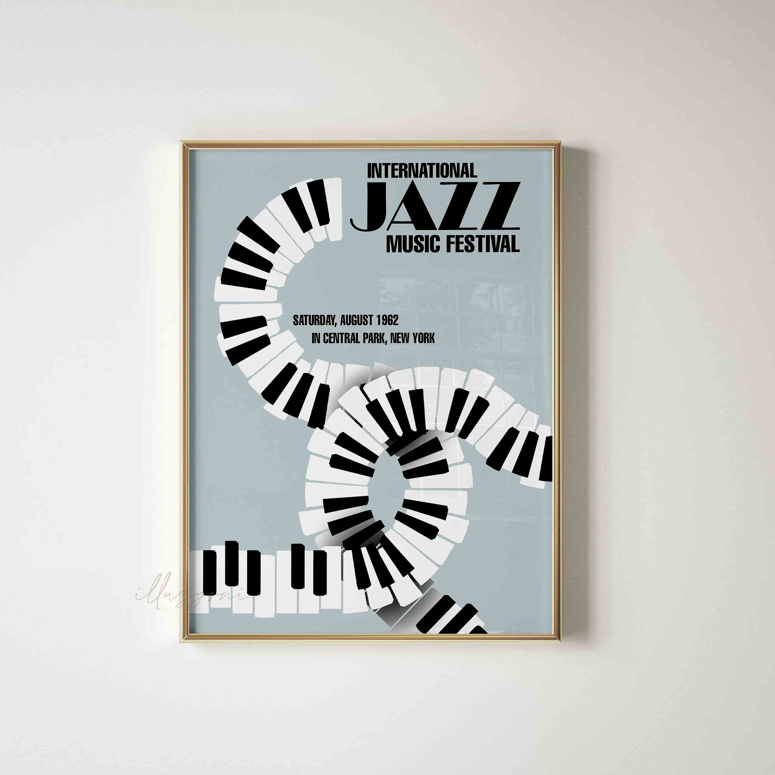 Vintage jazz poster - Etsy 日本 Vintage jazz poster - Etsy 日本
