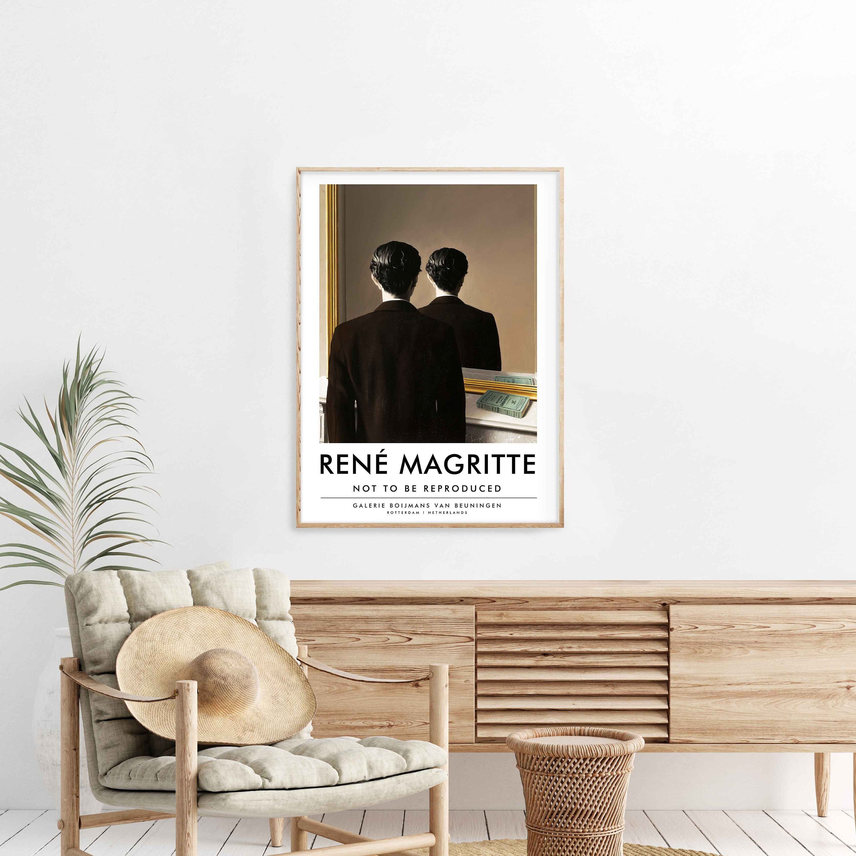 Rene Magritte Print Printable Wall Art Exhibition Poster - Etsy