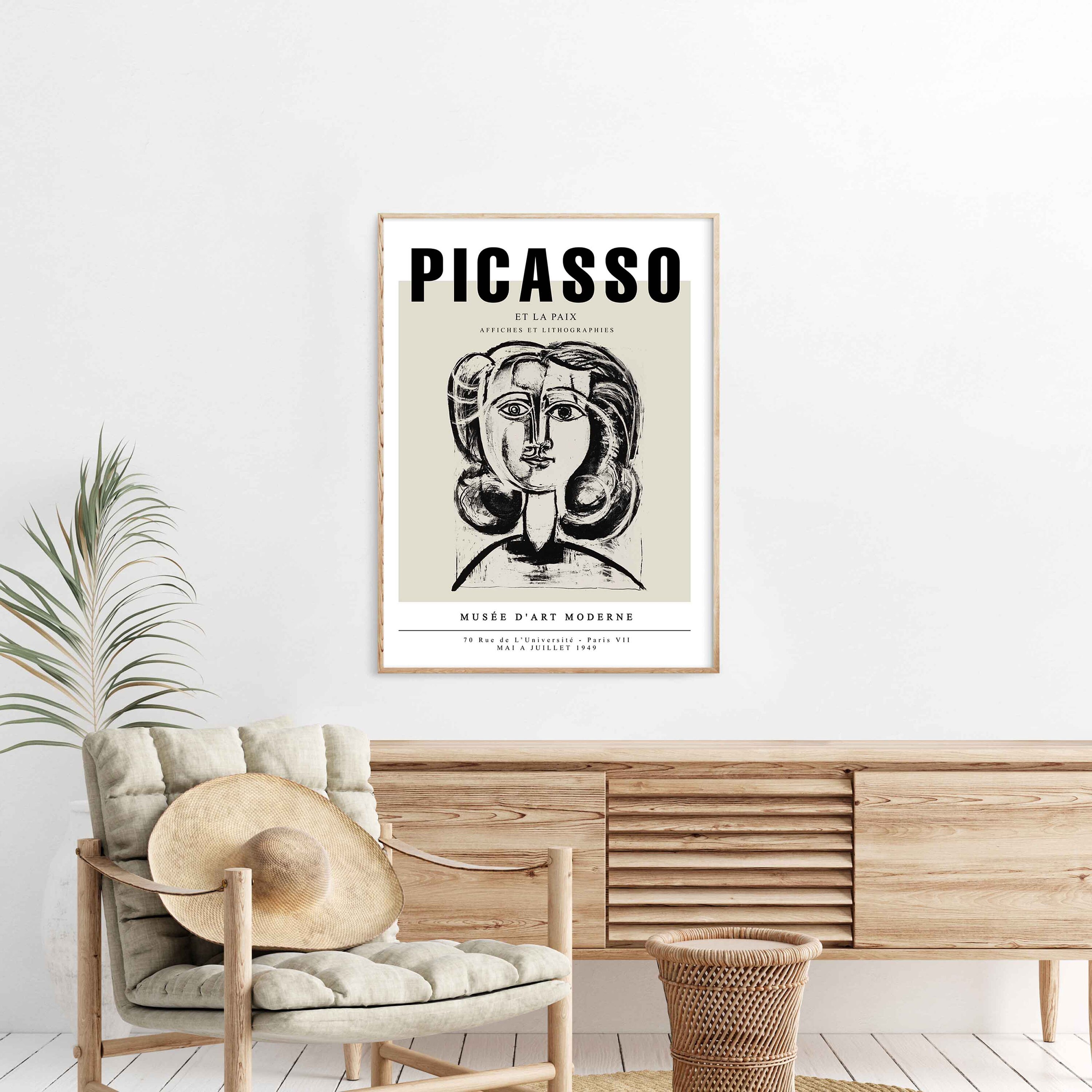 Picasso One Line Drawing Printable Wall Art Exhibition | Etsy