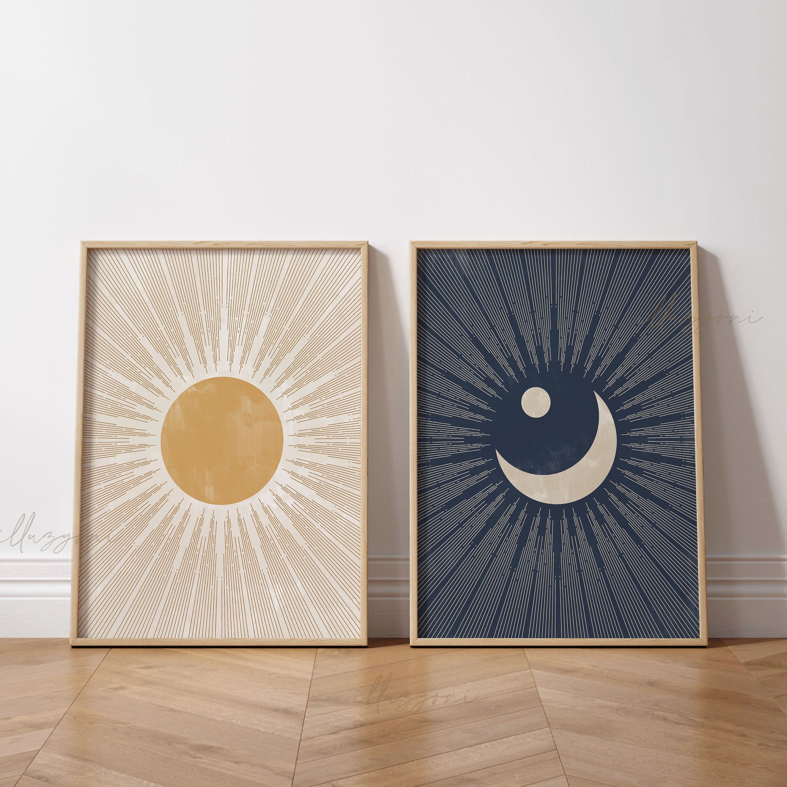 Komar Poster Quadro Da Parete 'Solum Luna' – Multicolore, 50x70 Cm, Carta Fotografica Premium, Made In Germany