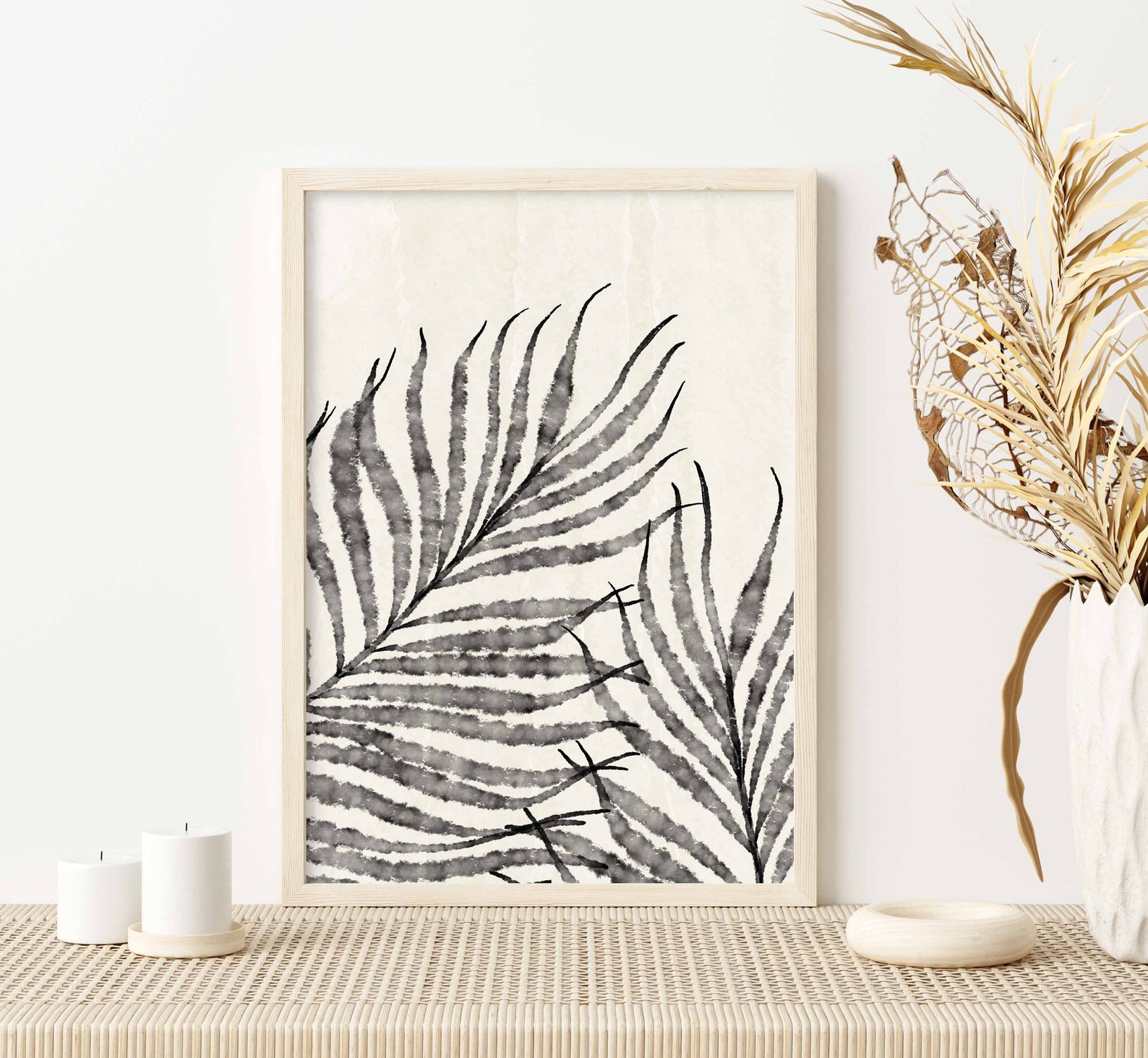 Minimalist Set of 2 Print Printable Wall Art Abstract Art Etsy