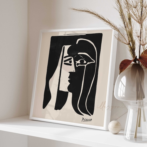Picasso Kiss Print, Printable Wall Art, Modern Wall Gallery