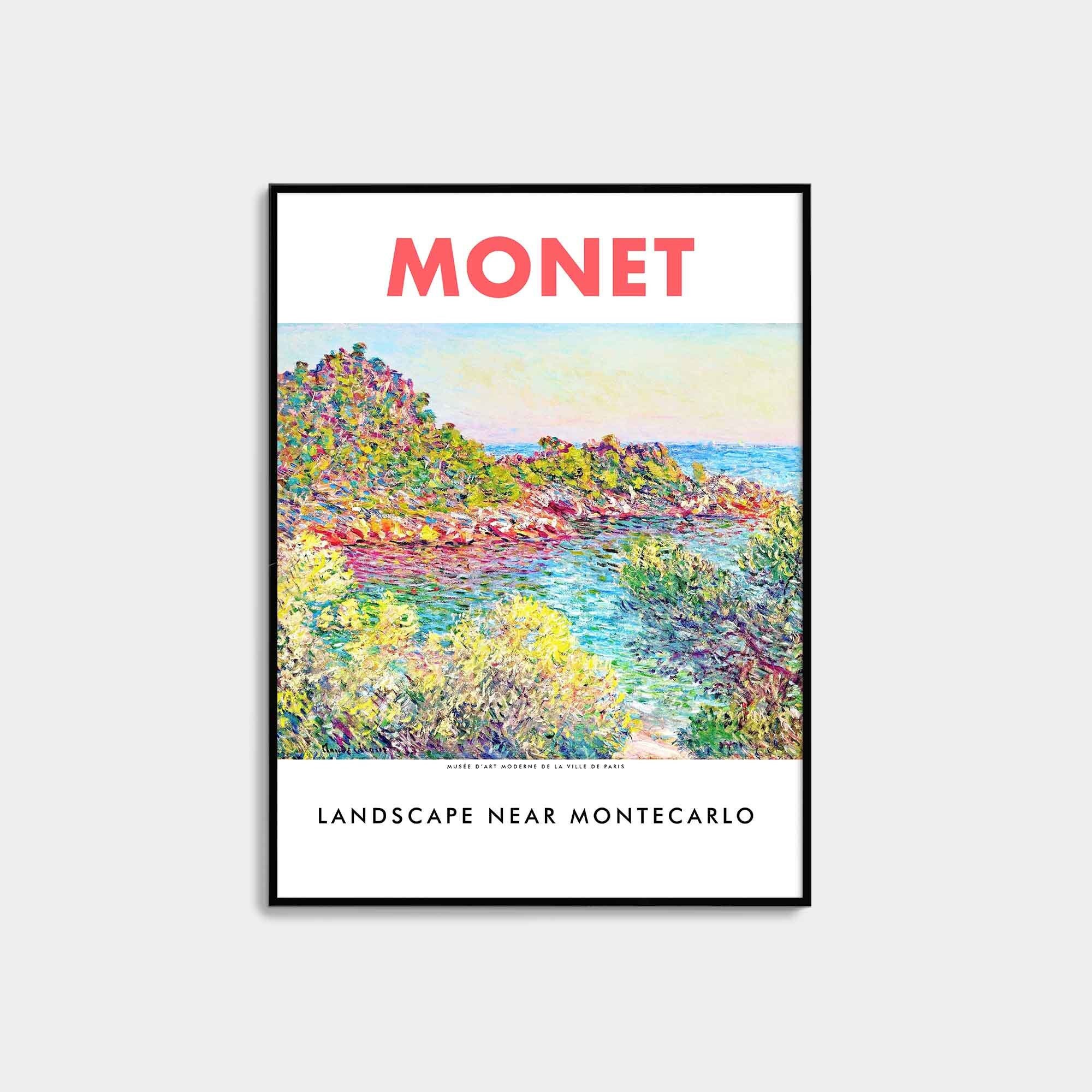 Monet Art Print Printable Wall Art Exhibition Poster | Etsy