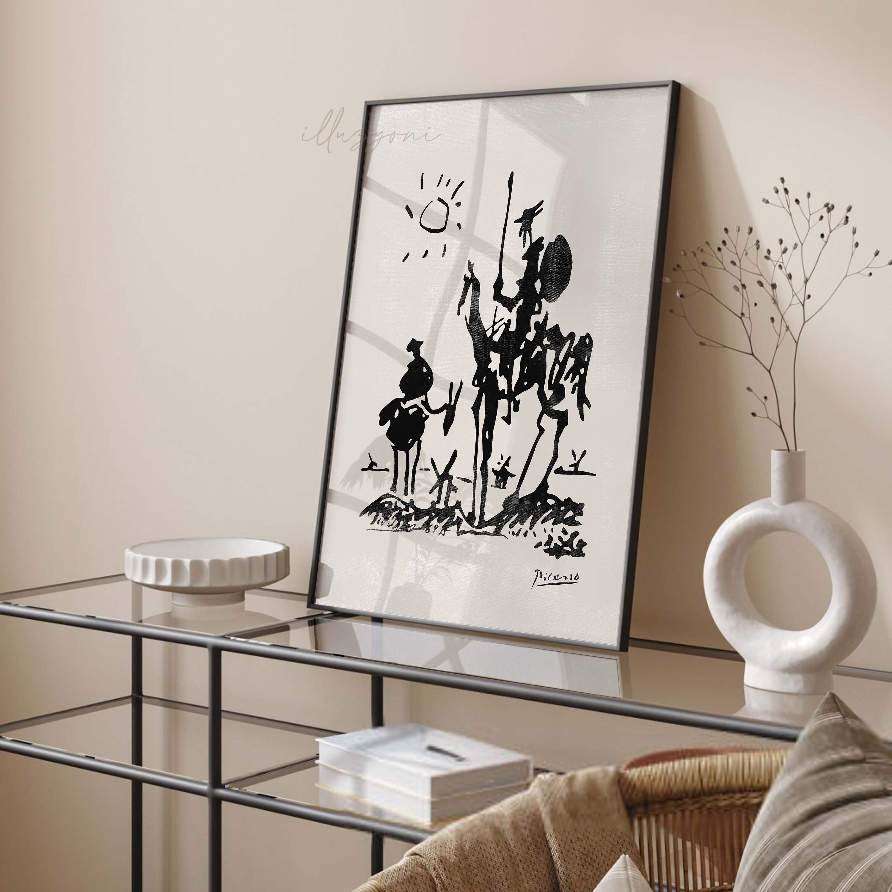 Estampe Encadrée "Le Reste" De Pablo Picasso 1932 - Format 27x19,5 Pouces - Occasion - Art Moderne