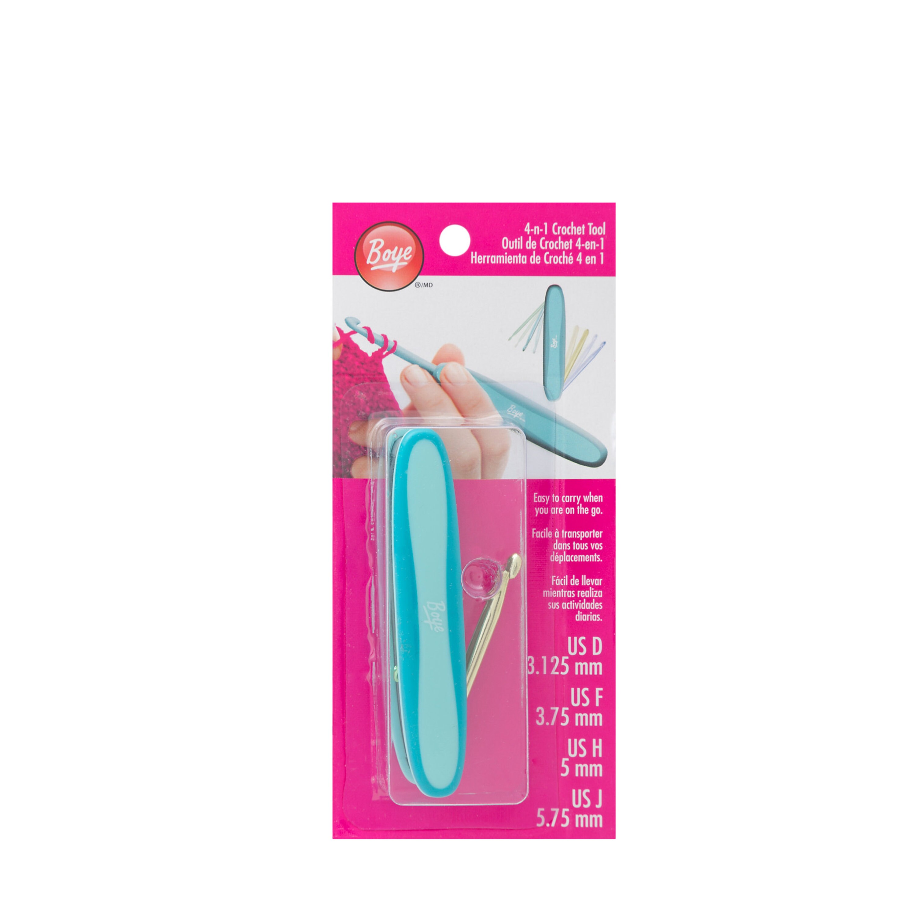 Wilton Boye 6 Ergonomic Crochet Hook, 3.75mm Size F, 6