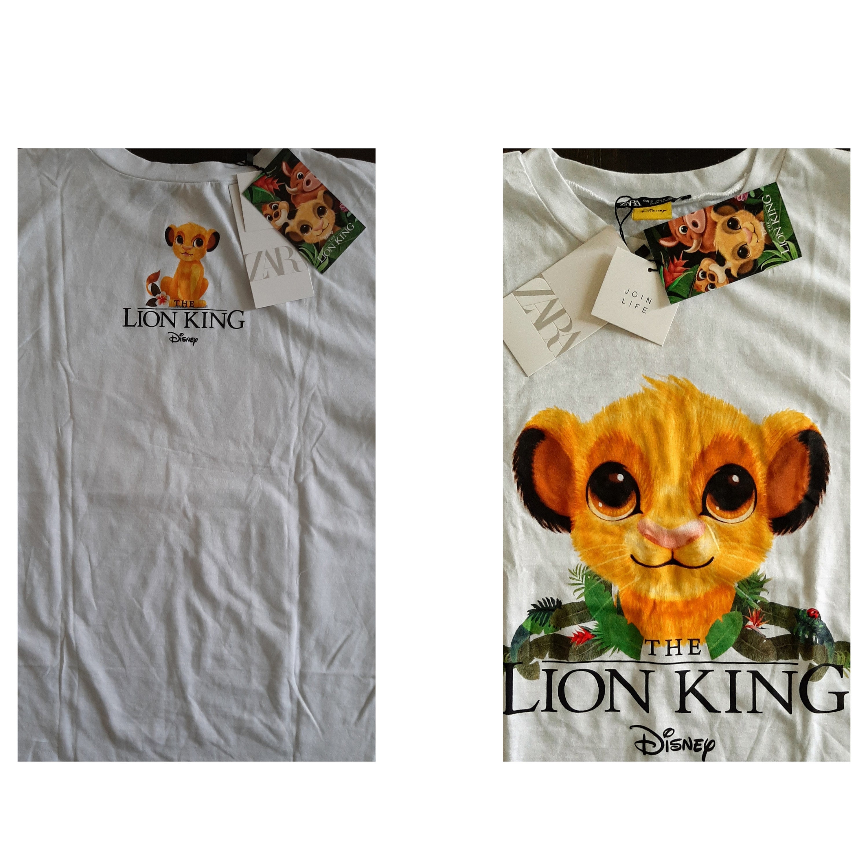 ZARA X Rey León Simba Grande Regalo Blanco - Etsy México