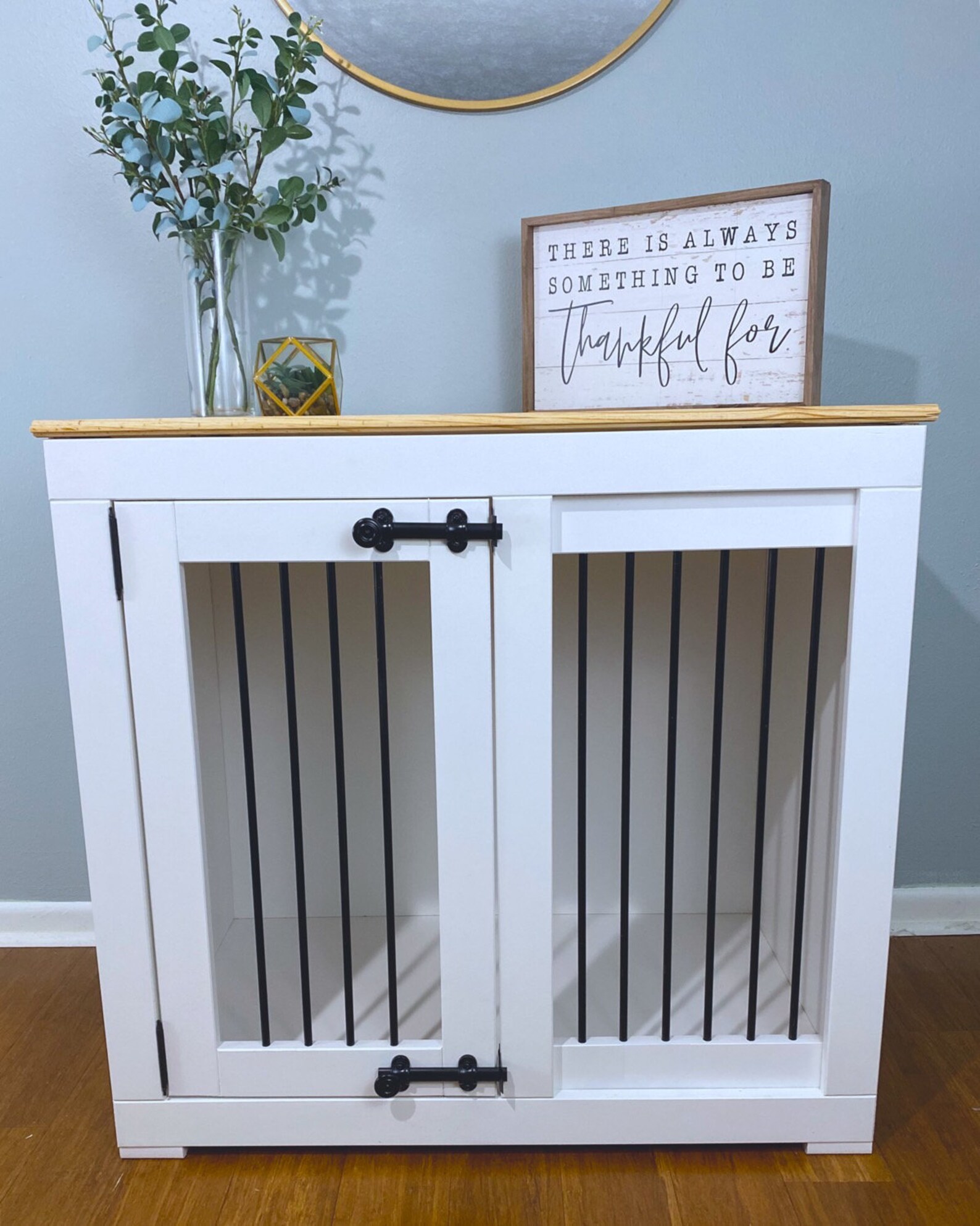 Dog Crate Dog Bed Dog House Dog Crate Furniture Pet Etsy