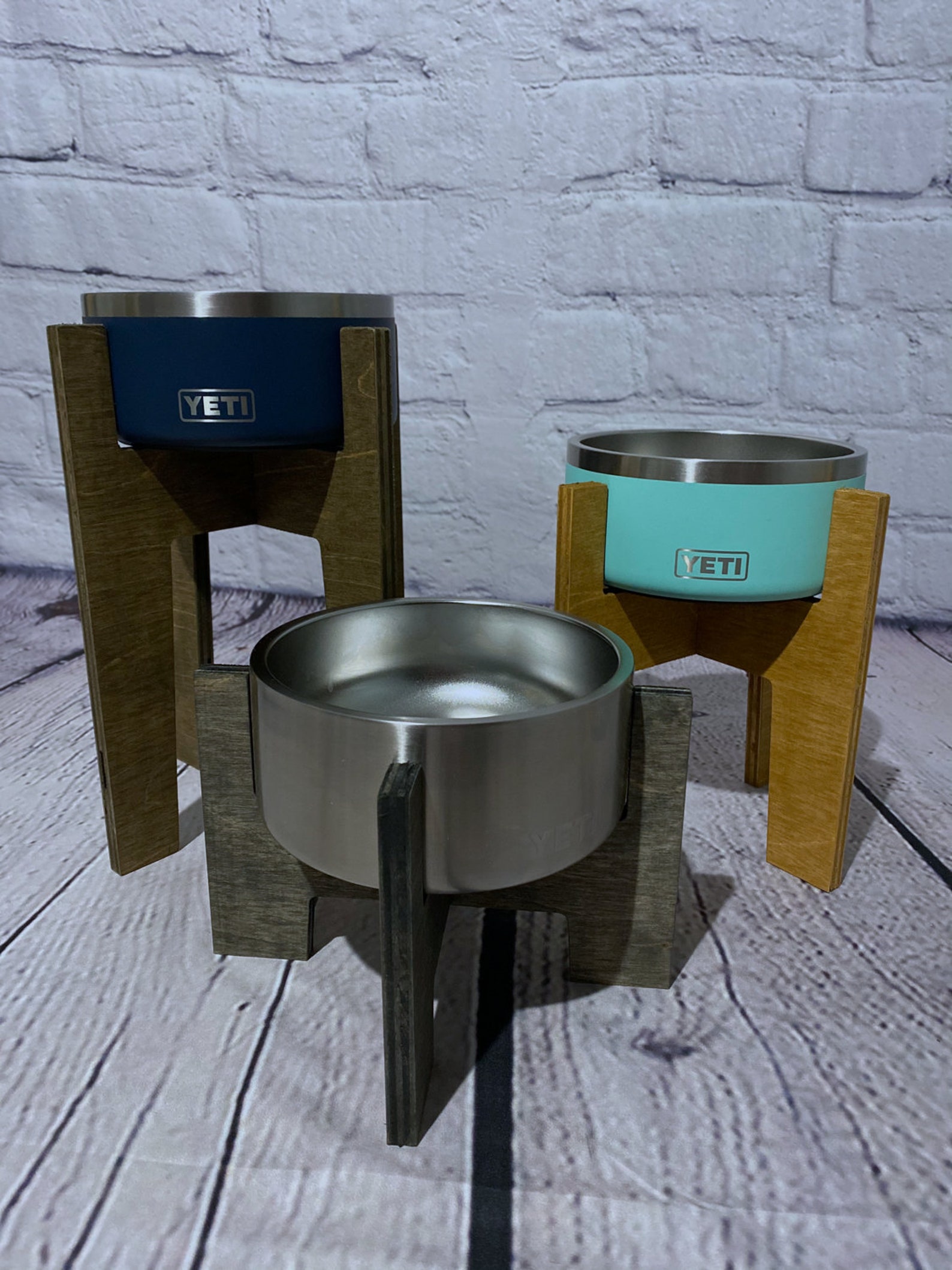 Yeti Dog Bowl Stand Elevated Pet Bowl Feeder Dog Bowl Etsy