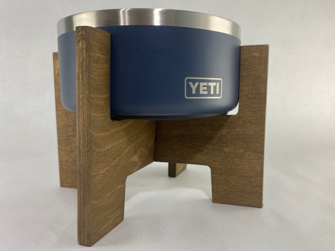 Yeti Dog Bowl Stand Elevated Pet Bowl Feeder Raised Dog Etsy