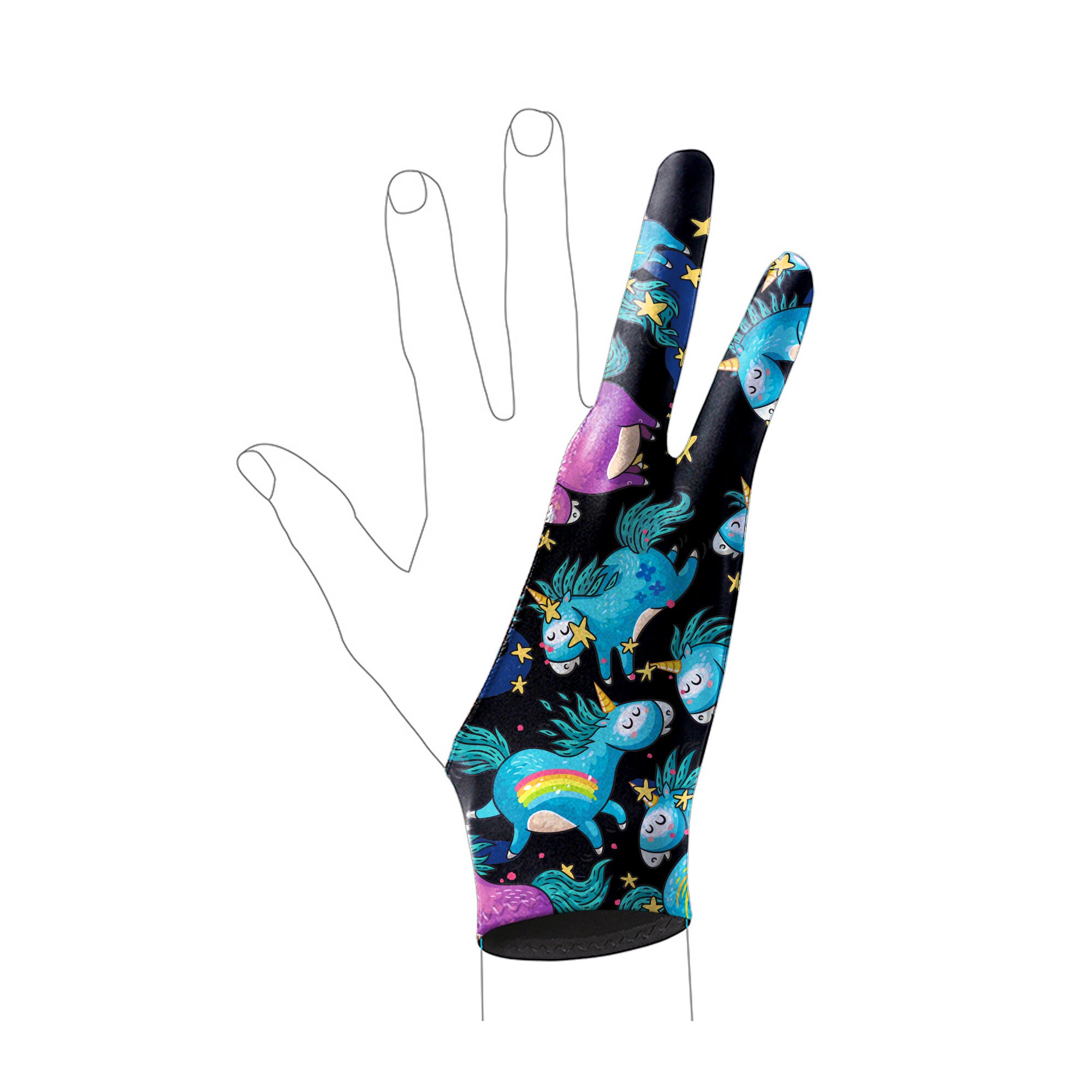 Unicorn Digital Artist Glove l Artist Designer Gift Ideas l Etsy