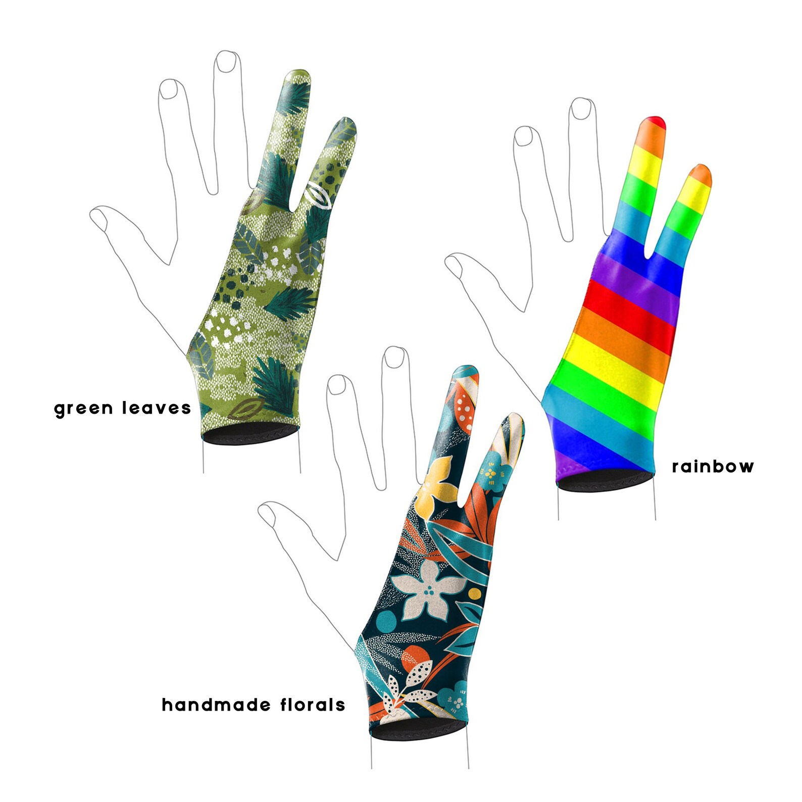 3 in 1 Pack l Digital Artist Glove l Artist Gift l Tablet Etsy