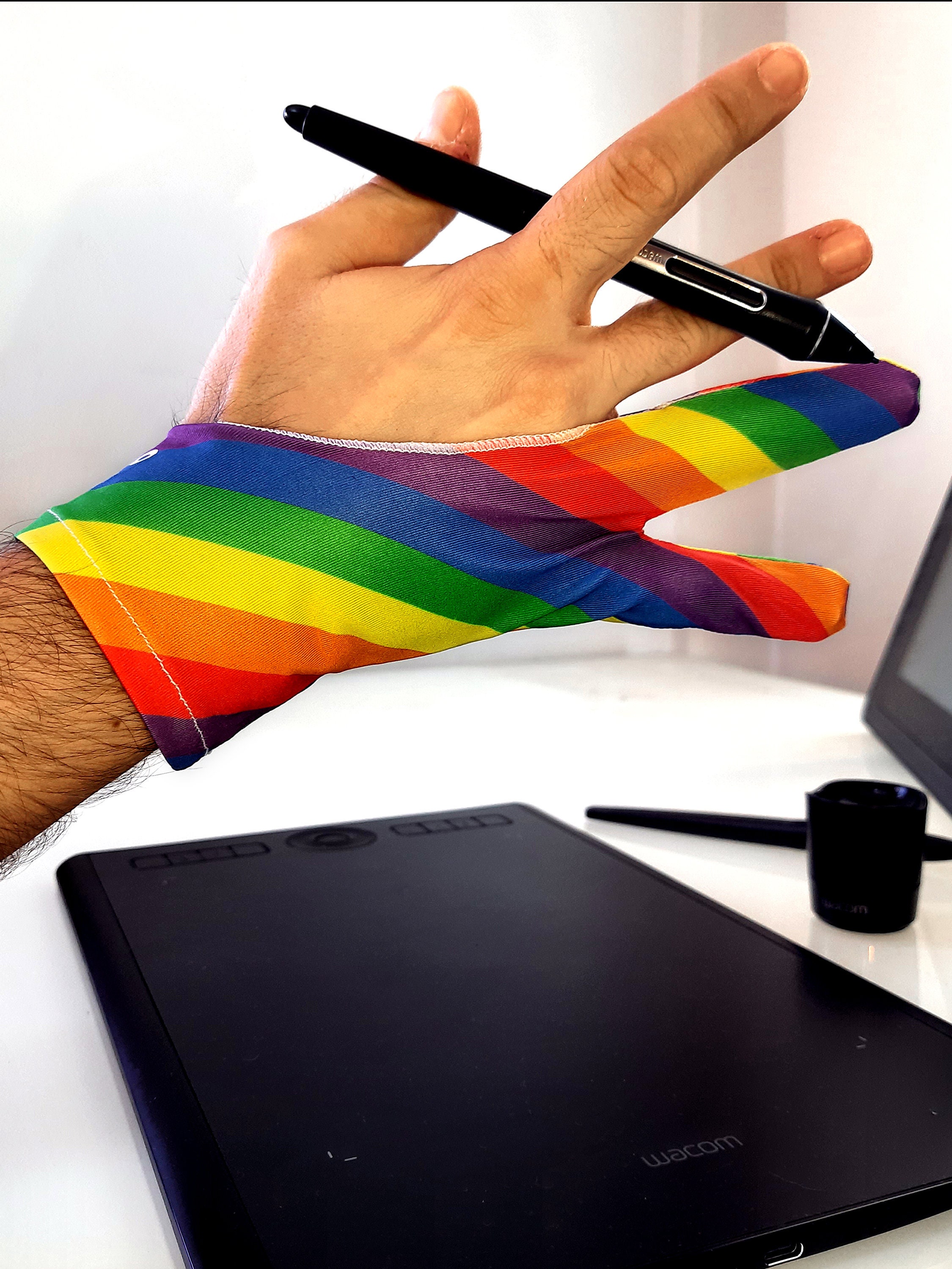 Digital Artist Glove L Artist Gift L Tablet Glove L Drawing Etsy