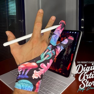 DIY Art Gloves for Drawing on Digital Tablet 