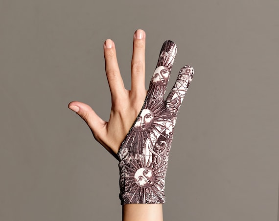 Solar Luna L Custom Design Digital Artist Glove for Drawing